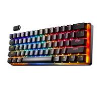 SteelSeries Apex Pro Mini Wireless-Teclado gaming mecánico -El teclado más rápido del mundo- Accionamiento ajustable - Factor forma compacto 60% - Bluetooth 5.0 - 2,4GHz - Teclado americano (QWERTY)
