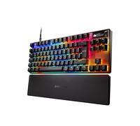 Steelseries Apex Pro TKL Gen 3 - Teclado Gaming HyperMagnetic - Interruptores OmniPoint 3.0 - Accionamiento Ajustable - Rapid Trigger - Preajustes - Rapid Tap y más - RGB - OLED - DE Layout QWERTZ