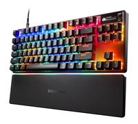 SteelSeries Apex Pro TKL Gen 3 OmniPoint 3.0 - Interruptores hipermagnéticos - Actuación Ajustable - Disparo rápido - Preajustes listos para el Juego - Modo de protección - Tap rápido/SOCD - OLED -