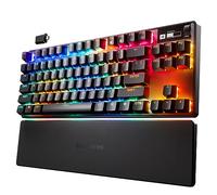 SteelSeries Apex Pro TKL Wireless - Teclado gaming HyperMagnetic inalámbrico - El más rápido del mundo - Accionamiento ajustable - Teclas PBT - Bluetooth - 2,4GHz - USB-C - Teclado alemana (QWERTZ)