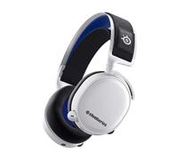 SteelSeries Arctis 7P + Auriculares inalámbricos para Juegos - Sin pérdidas 2,4 GHz - 30 Horas de autonomía - USB-C - Audio 3D - para PS5, PS4, PC, Mac, Android y Switch - Blanco