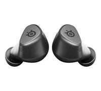 SteelSeries Arctis GameBuds™ para PlayStation - Auriculares gaming inalámbricos - 2,4 GHz + BT5.3 - cancelación activa de ruido/transparencia - Batería de 40H - Carga inalámbrica - PS5,PC,Switch,Móvil