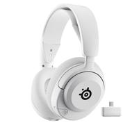 SteelSeries Arctis Nova 5 Blanco Cascos gaming inalámbricos PC, PS5, Switch 2, móvil - Controladores magnéticos de neodimio - Más de 100 preajustes - Batería de 60 horas - 2,4 GHz o BT - Micro Gen2.X