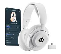 SteelSeries Arctis Nova 5 Blanco Cascos gaming inalámbricos PC, PS5, Switch 2, móvil - Controladores magnéticos de neodimio - Más de 100 preajustes - Batería de 60 horas - 2,4 GHz o BT - Micro Gen2.X