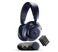 SteelSeries Arctis Nova Pro Omni - Auriculares inalámbricos de alta resolución, 96Hz/24bits, ANC, ClearCast Pro, IA contra ruido, aplicación, 2,4 GHz + BT, OmniPlay PC+PlayStation+Xbox - Midnight Blue
