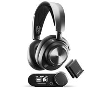 SteelSeries Arctis Nova Pro Wireless - Cascos Gaming Inalámbricos Multisistema - Controladores magnéticos de neodimio - Cancelación de ruido - Infinity Power System - PC, PS5, PS4, Switch 2, Móvil