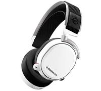 SteelSeries Arctis Pro Wireless - Auriculares de juego inalámbricos dobles (2,4 G y Bluetooth) - Sistema de batería doble - Blanco