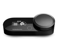 SteelSeries GameDAC Gen 2 Amplificador de Audio de Alta resolución - ESS Sabre Quad-DAC - Cancelación de Ruido por IA - Audio Espacial 360° - Certificado de Alta resolución - PC, PS5, PS4
