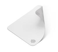 SteelSeries QcK - Alfombrilla de ratón para Juegos de Tela, Superficie microtejida Exclusiva, optimizada para sensores de Juegos, Control máximo, tamaño M, Color Blanco