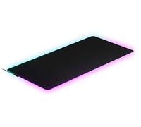 SteelSeries QcK Prism 3XL - Alfombrilla de ratón para juegos - Iluminación RGB de 2 zonas - Iluminación de eventos en tiempo real - Optimizada para sensores de juego - Tamaño 3XL (1220mmx590mmx2mm)