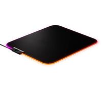 SteelSeries QcK Prism - Alfombrilla de ratón para juegos - Iluminación RGB de 2 zonas - Iluminación de eventos en tiempo real - Optimizada para sensores de juego - Tamaño M (320mm x 270mm x 2mm)