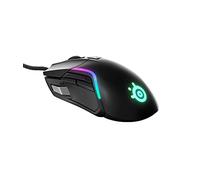 SteelSeries Rival 5 - Ratón para juegos con iluminación PrismSync RGB y 9 botones programables FPS, MOBA, MMO, Battle Royale 18.000 CPI TrueMove Air Sensor óptico - Negro (renovado)