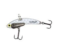 SteelShad - Serie Pesada (1/2 Onza) - Brillan Plata - Señuelos de Pesca Que Brillan en la Oscuridad - Cebo sin lipless para Pesca de Agua Dulce bocazas pequeñas y lobinas, lucioperca, Lucio y Trucha