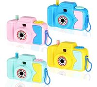Steemjoey 4PCS Cámara para niño, Juego Educativo para niños, Juguete de cámara Miniatura con Lente de Imagen de caleidoscopio prismático Animal, Fiesta de Juguete de Fiesta para Niño