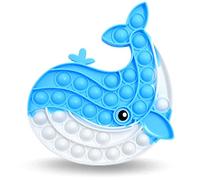 Steemjoey Pop It Fidget Toy, Juguete Antiestrés, Juguetes de Ballenas antiestrés para niños y Adultos, Adultos y niños para aliviar la ansiedad y el Autismo