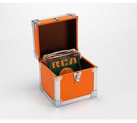Steepletone SRB07CD CD &vinyle 7 "Style rétro Étui de Rangement Orange