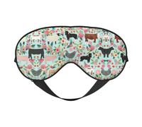 Steer - Máscara floral para sueño profundo y relajación, ajustable, suave y transpirable para viajes, meditación y más