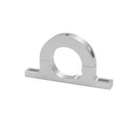 Steering Column with Key No Drop Billet 2 Inch Hole Brushed River Clamp Under Dashboard Silver