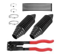 Steering Gear Ball Cage Kit - Universal Dustproof Auto Accessories | Inner Tie Rod Boot Set | For Truck Vehicle Road Trip Travel Driver RV Winter Cold Weather