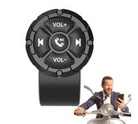 Steering Wheel Control - ABS Waterproof Wireless Phone Remote | Multifuncional Smart Steering Wheel Controller | Car Motorbike Scooter Phone Control Button for Safe Driving Use