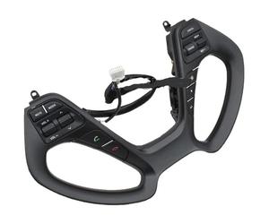 Steering Wheel Control Switch Button Auto Accesorios Tempomat Volante Botón de Volante Apoyo Llamada BT/Apto para KIA CERATO K3 2016 K3S ceed JD 2014 Interruptor de botón (negro)