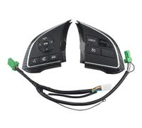 Steering Wheel Control Switch Button Volante/Apto para Mitsubishi Trito Strada Sportero 2015 2016 2017 / Apto para Fiat Fullback 2016-2017 Interruptor de velocidad (fibra de carbono)