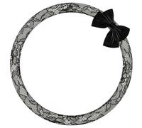 Steering Wheel Cover 15 Inch - Lace Bow Anti Slip Protector