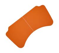 Steering Wheel Desk - Car Desk | Leather Multi-Layer Composite Foldable Portable Stand, Red Orange Black Colors, Driver Passenger Mount for Office Dining Travel Camping Food Holder