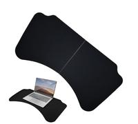 Steering Wheel Desk - Car Desk | Leather Multi-Layer Composite Foldable Portable Stand, Red Orange Black Colors, Driver Passenger Mount for Office Dining Travel Camping Food Holder