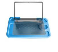 Steering Wheel Desk & Car Seat Tray | 16.5x11x0.8 Inch, PE Material, Black | 2 In 1, Portable, Universal Fit | Eating Laptop Tablet Stand For Truck SUV RV, Road Trip Essential