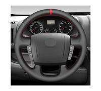 Steering Wheel Protege Para Negro Cuero Protector Para Volante Coche Auto Cubierta La Manija Coche Protector Volante Fundas Volante Coche(Light Bl Thread)