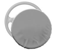 Steering Wheel Sun Shade Cover, 16.53 In Foldable Heat Insulation Cooling Shield, Double Layer Aluminum Foil UV Blocker, Universal Reflective Protector for Sedan SUV RV Truck