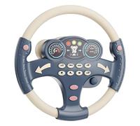 Steering Wheel Toy, Fake Steering Wheel, Music-Enabled Toy, Pretend Play Wheel, Portable Steering Toy, Perfect for Pretend Play and Learning with Rechargeable Educational Features for Kids.