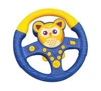 Steering Wheel Toy, Kids Car Simulation Controller with Music, ABS Multifunction Driving Simulator, Educational Musical Toy For Boys and Girls, Interactive Play Tool, 7.87x7.87 Inches