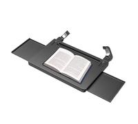 Steering Wheel Tray, Auto Interior Laptop Holder, Multi-Functional Extendable for Writing Reading Work Dining Camping Road Trip Snacks Drinks Phone Food Computer Use, Black