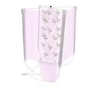 Steeviuzj Torre de cultivo hidropónico vertical de 6 niveles, 30 agujeros, 4 luces LED de crecimiento con temporizador, riego automático, depósito de agua de 10 l, altura de 85 cm, material PP, para