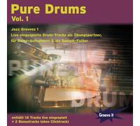 Stefan Berker - Pure Drums Vol. 1 - Jazz Grooves 1 - auch zum Sampeln geeignet