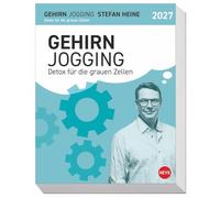 Stefan Heine Gehirnjogging Tagesabreißkalender 2027: Der Rätsel-Mix für jeden Tag: Tischkalender für Knobler und Denksportler. Vom originellen Bilderrätsel bis zur Rechenpyramide