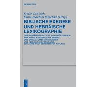 Stefan Schorch Biblische Exegese und hebräische Le (Tapa dura) (Importación USA)