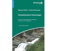 Stefanie Winter Fachwörterbuch Psychologie: Für Psychologen, Mediz (Tapa blanda)