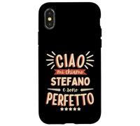 Stefano Idea Regalo Personalizzata Nome Divertente Carcasa para iPhone X/XS
