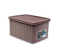 Stefanplast 2075896 Elegancia Caja de Almacenamiento de la Paloma Gris de plástico 29 x 39 x 21 cm