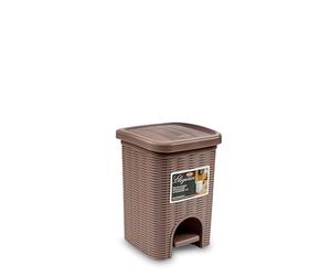 Stefanplast 2075921 Elegancia Papelera Paloma Gris de plástico de 21 x 21 x 28 cm