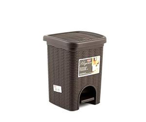 Stefanplast 2075922 Elegancia Papelera Moka plástico 21 x 21 x 28 cm