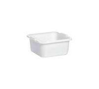 STEFANPLAST Barreño cuadrado de polietileno, blanco, 34 cm, polietileno