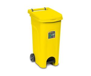 Stefanplast Bidón Urban-Eco, 80 L, amarillo, 80 l