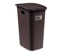 Stefanplast - Cesto para la Ropa Elegance - Color marrón - Medidas 28,5 x 39 x 54 cm