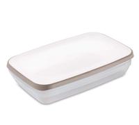 Stefanplast - Ciaofresco - Contenedor hermético de 2,4 l, Transparente y Gris