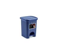 Stefanplast Elegance Cubo Rattan, Azul, 20 x 20.5 x 27.5 cm
