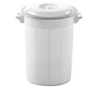 Stefanplast Kerbl 3210249 - Contenedor con Tapa (70 l), Color Blanco